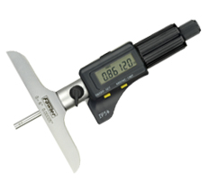 0-4" 4" Base Fowler #52-225-268-0 Digit Premium Depth Micrometer 